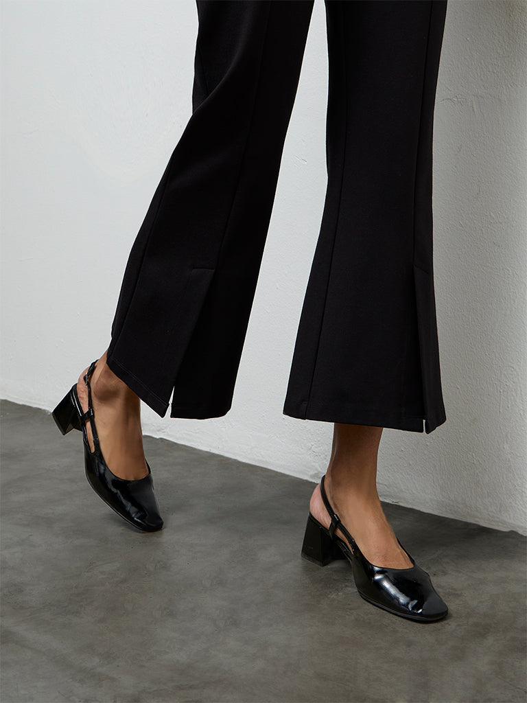 Wardrobe Black High-Rise Trousers