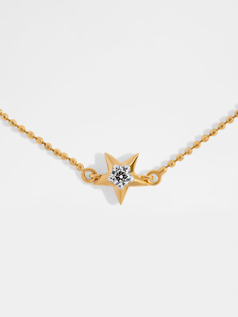 Yellow Lab Diamond Star Bracelet
