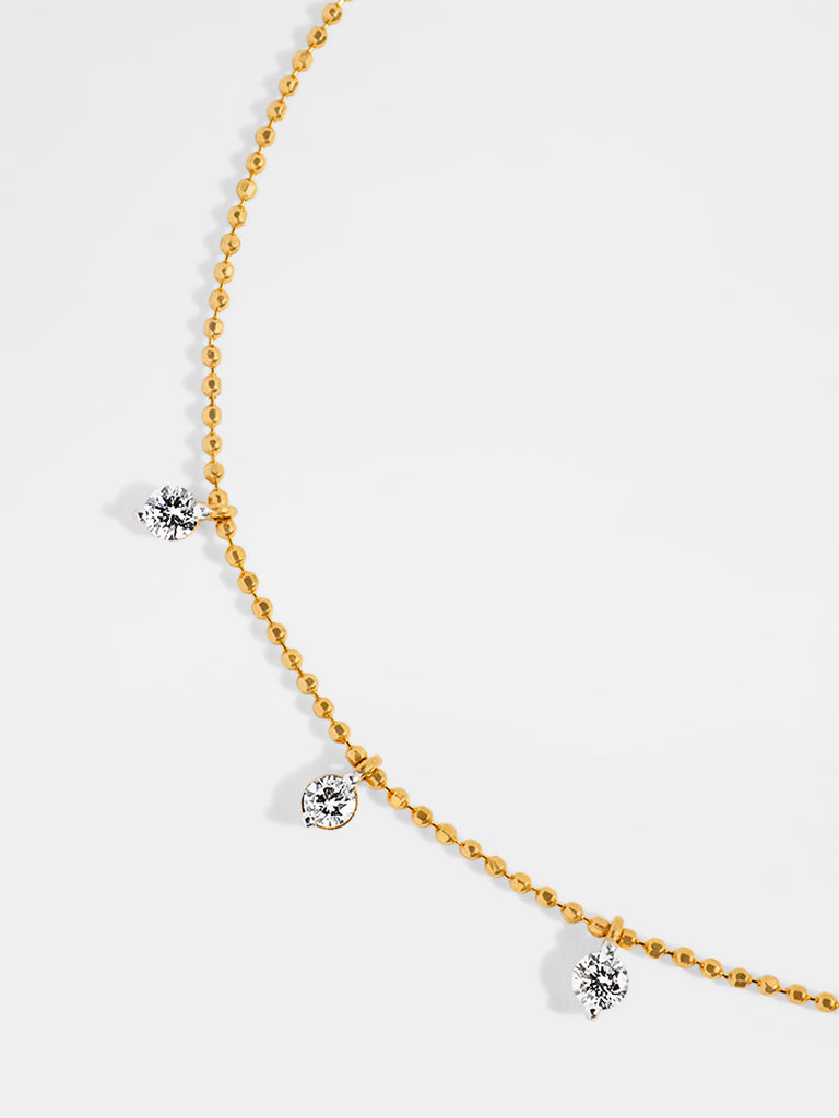 Yellow Lab Diamond Dangle Bracelet
