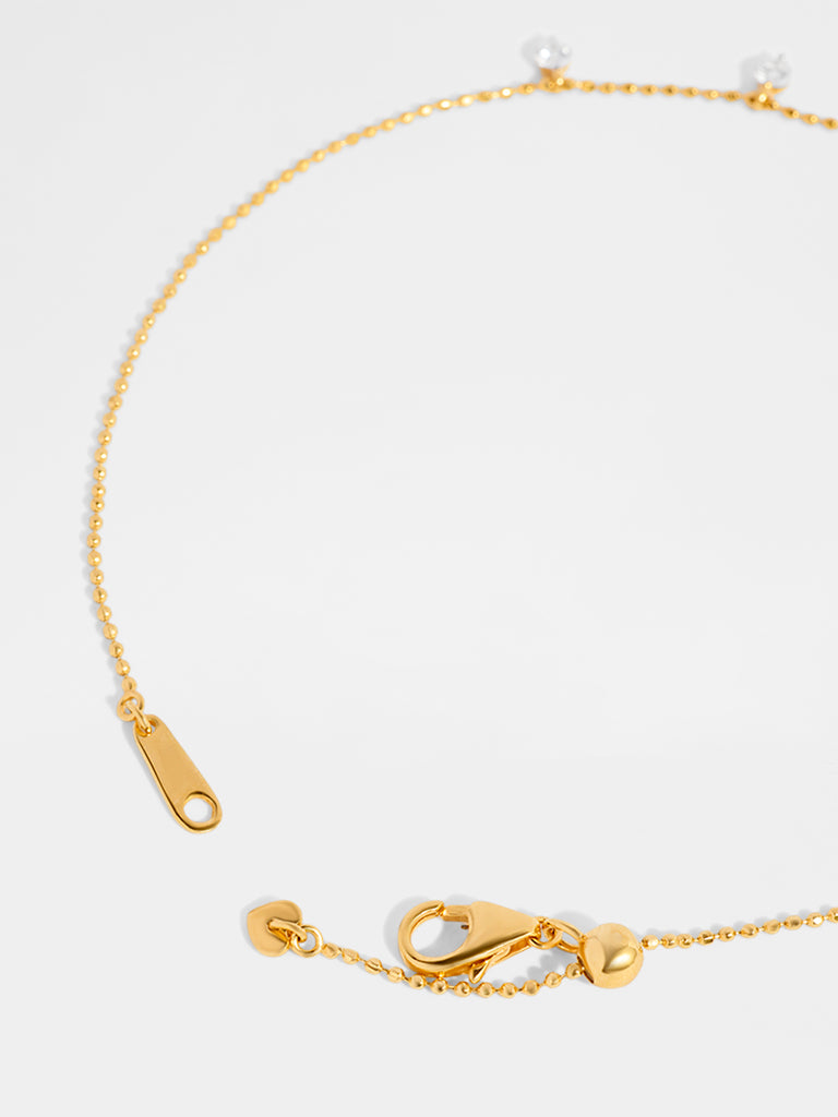 Yellow Lab Diamond Dangle Bracelet