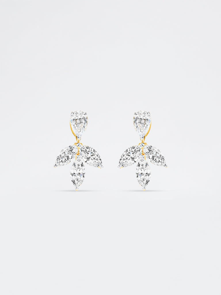 Lab Diamond Drop Earrings
