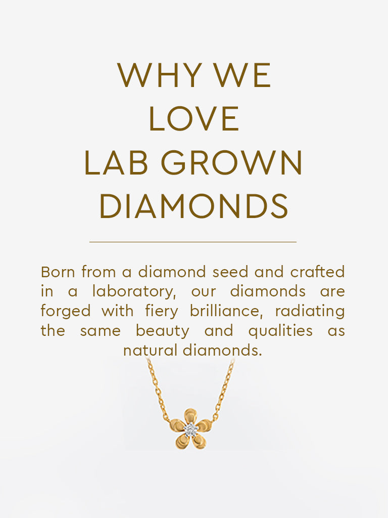 Yellow Lab Diamond Flower Necklace