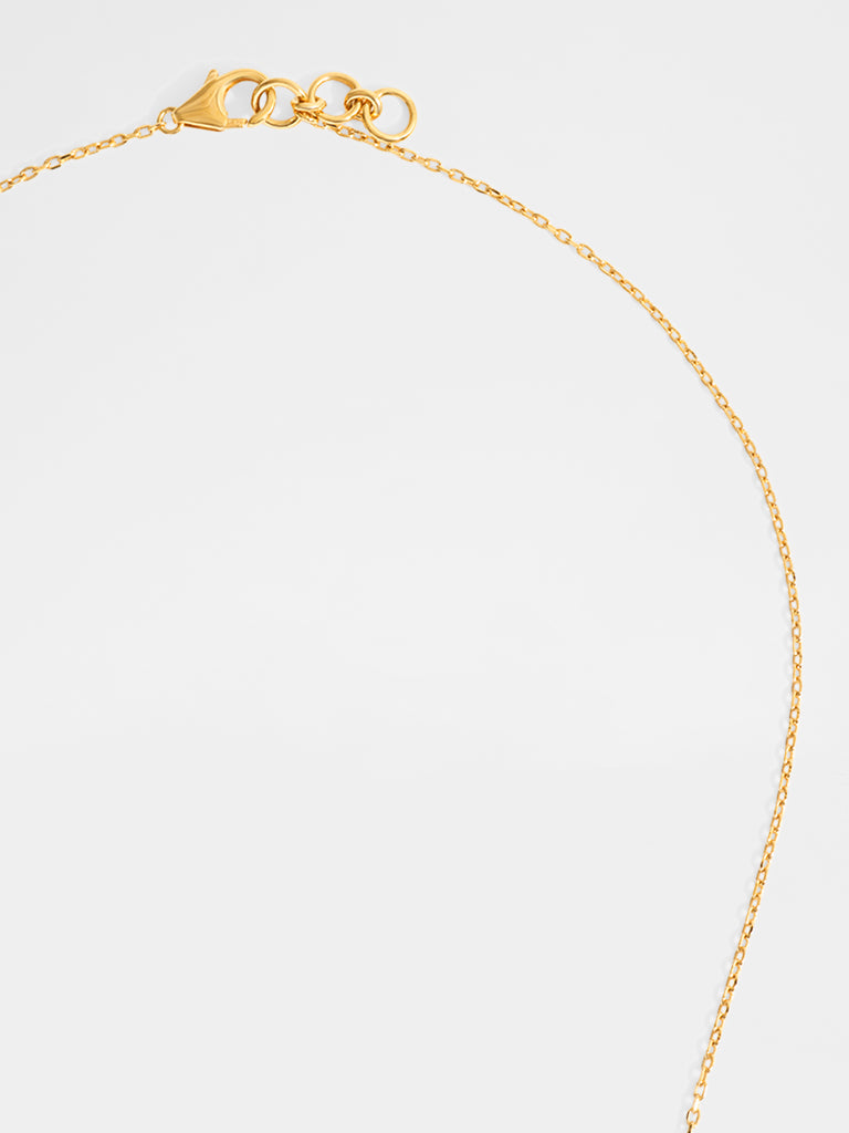 Yellow Lab Diamond Flower Necklace