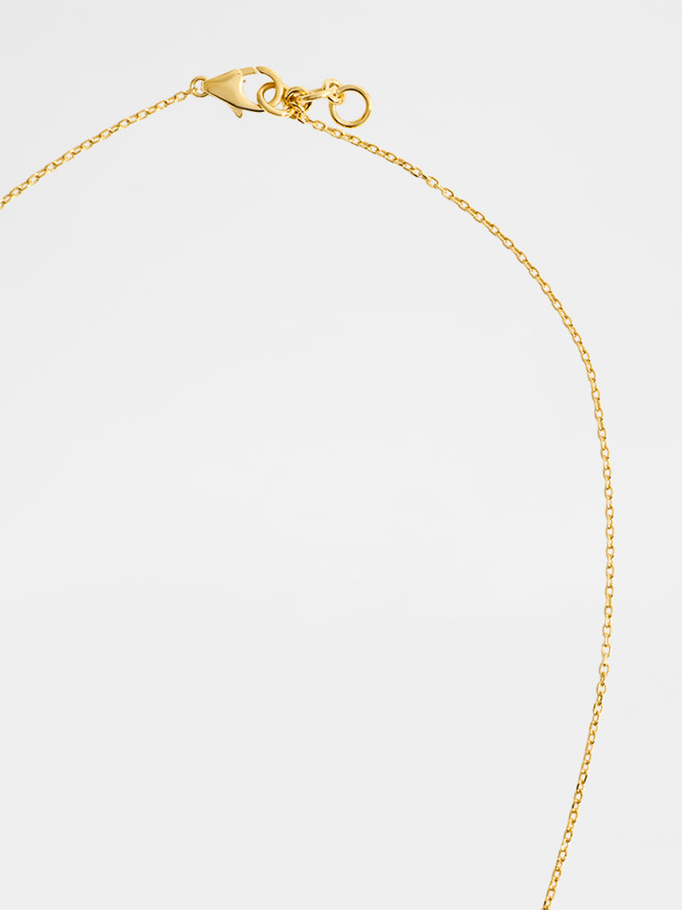 Yellow Lab Diamond Heart Necklace