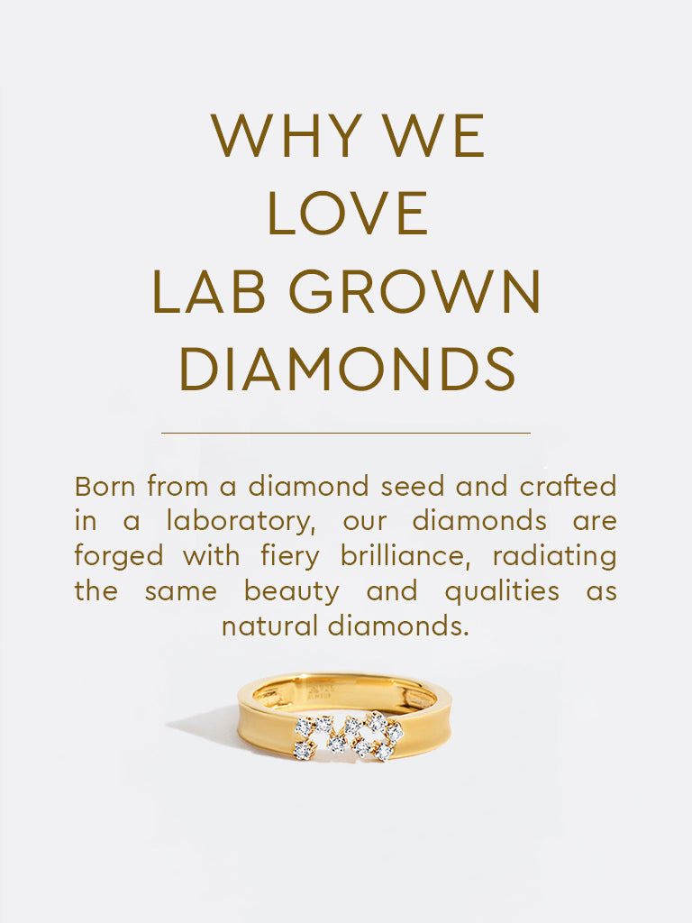 Yellow Lab Diamond Stardust Ring