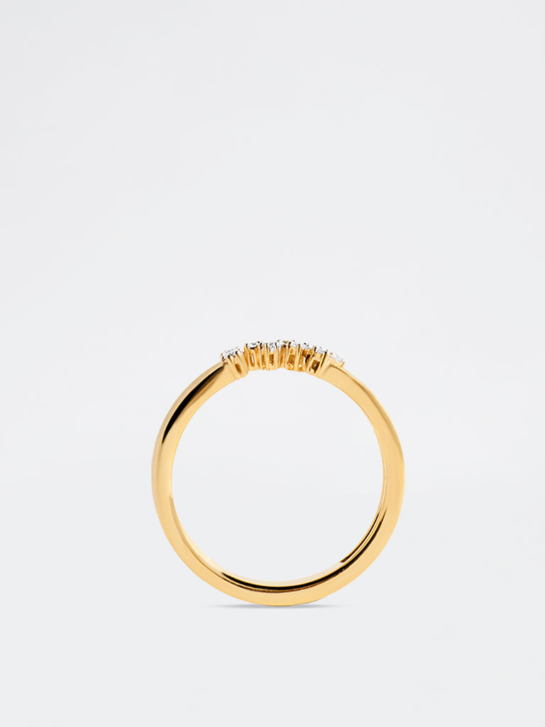 Yellow Lab Diamond Stardust Ring