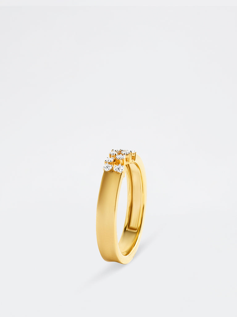Yellow Lab Diamond Stardust Ring