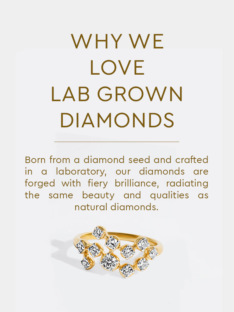 Yellow Lab Diamond Harmony Ring