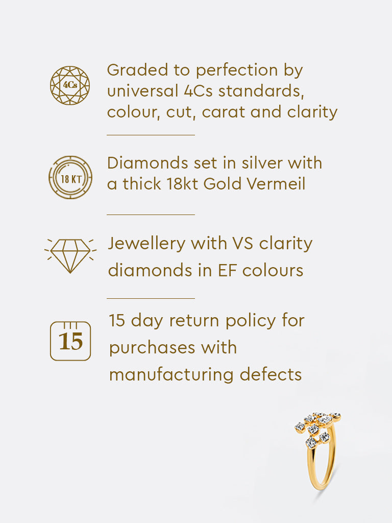 Yellow Lab Diamond Harmony Ring