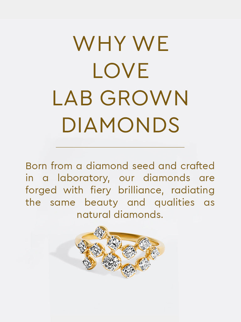 Yellow Lab Diamond Harmony Ring