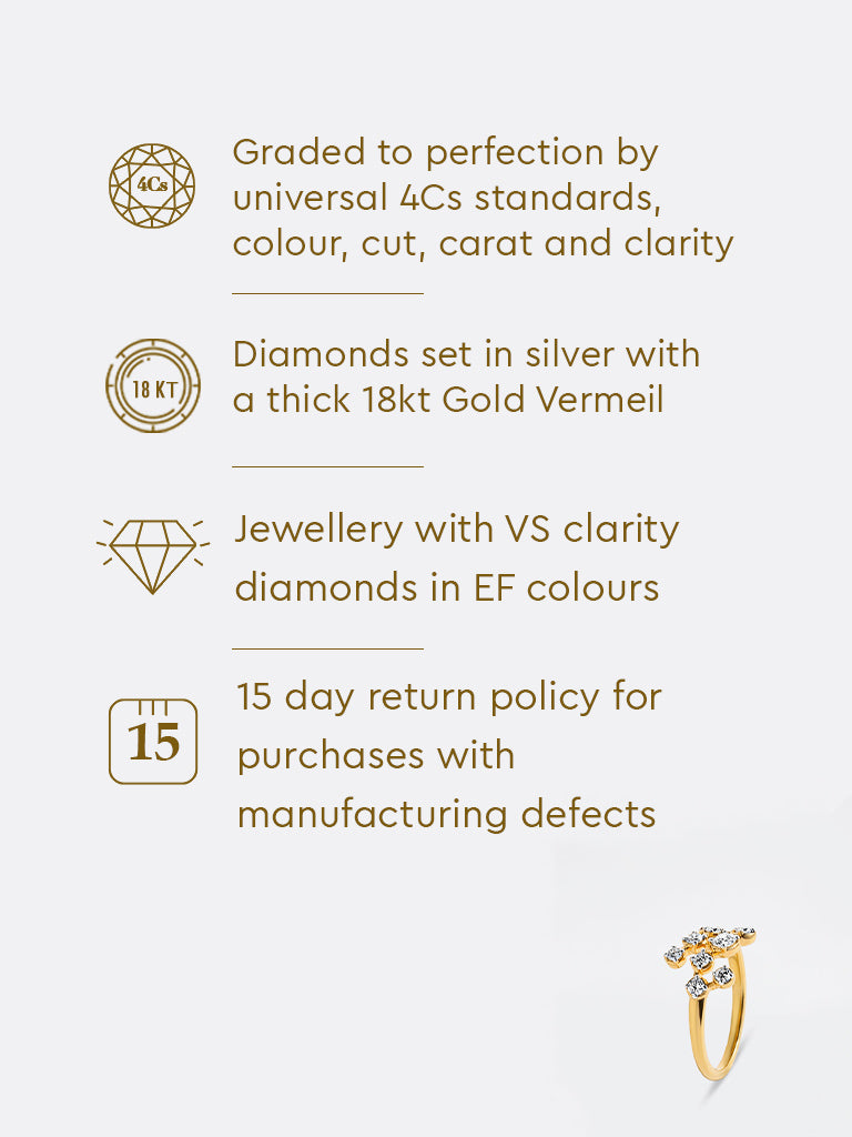 Yellow Lab Diamond Harmony Ring