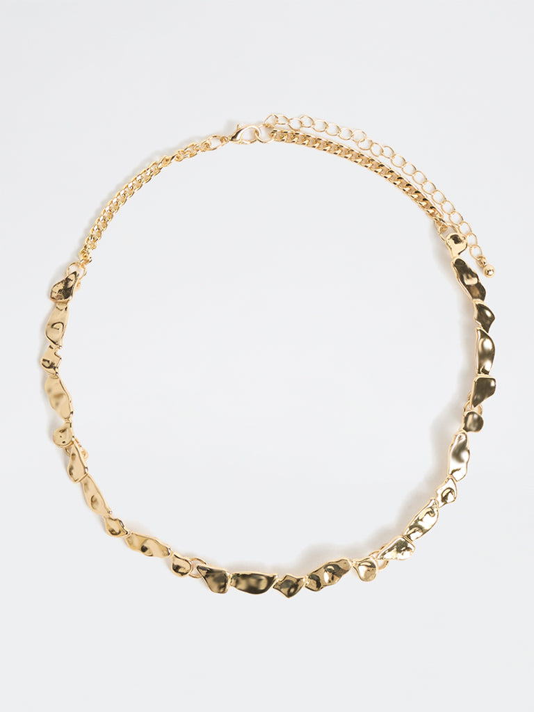 Westside Accessories Gold Abstract Necklace