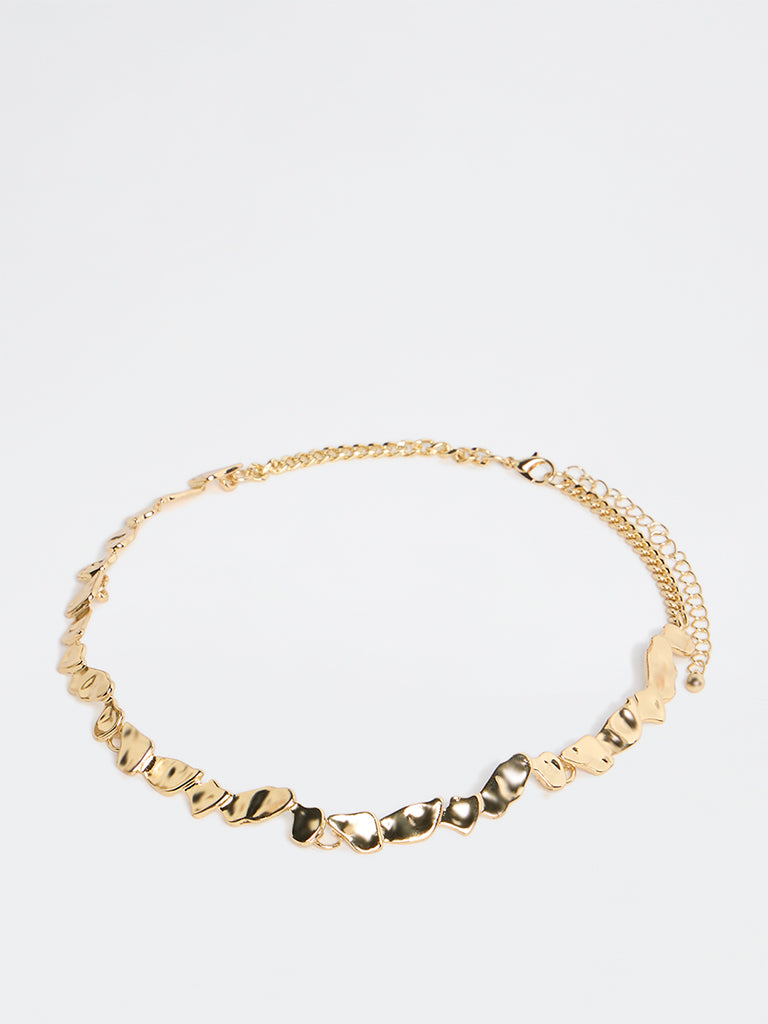 Westside Accessories Gold Abstract Necklace