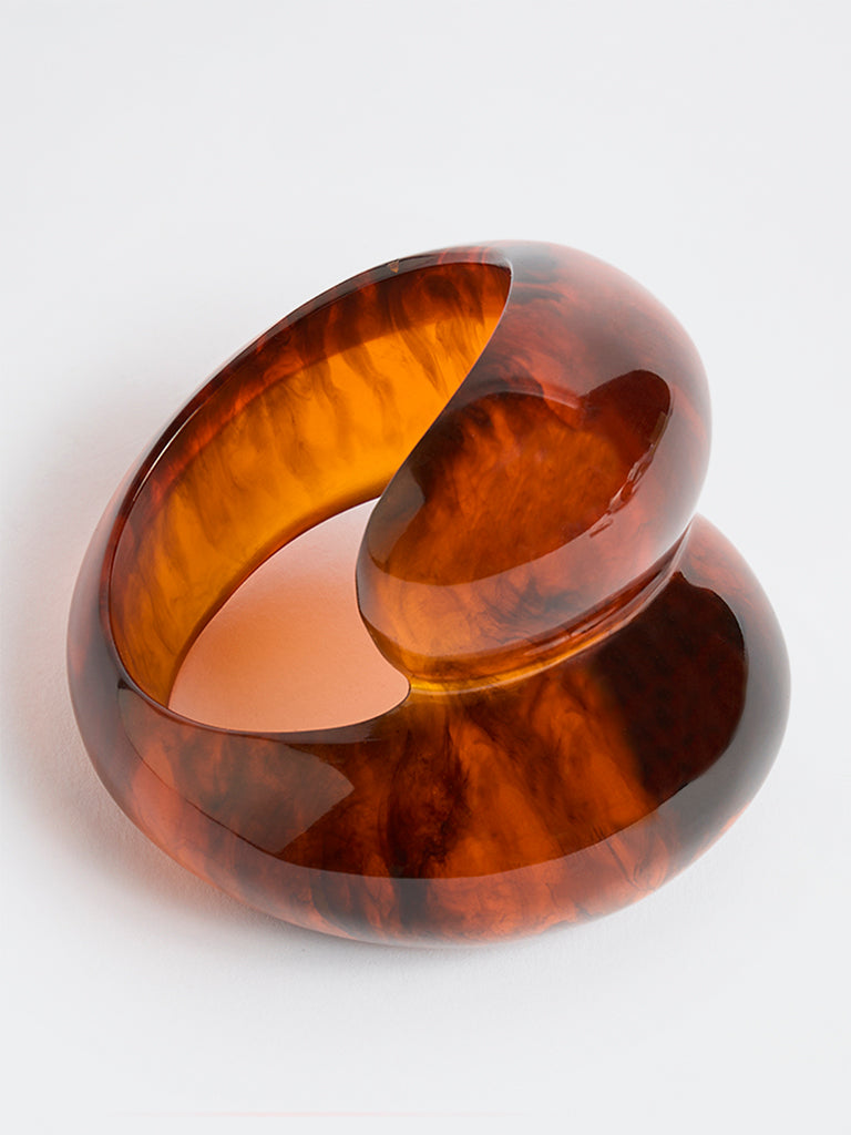 Westside Accessories Amber Chunky Resin Bangle