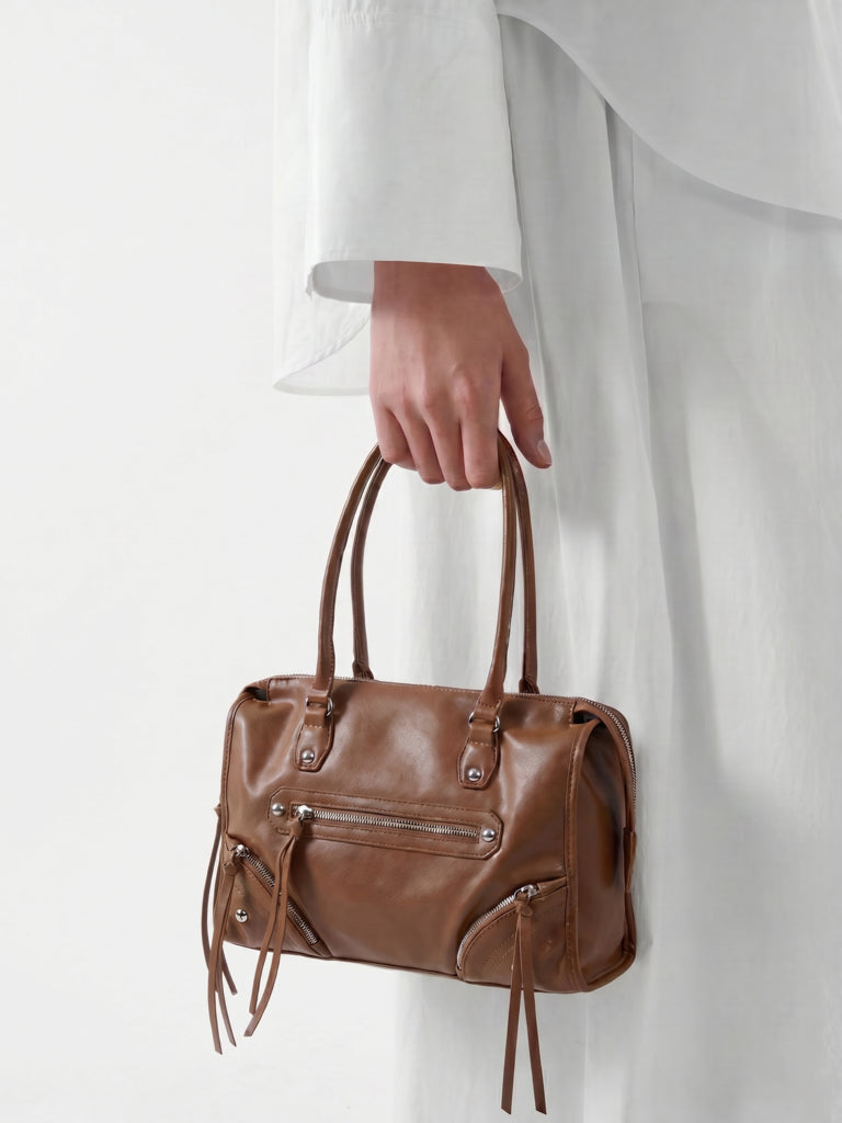 Westside Brown Coachella Tote Bag