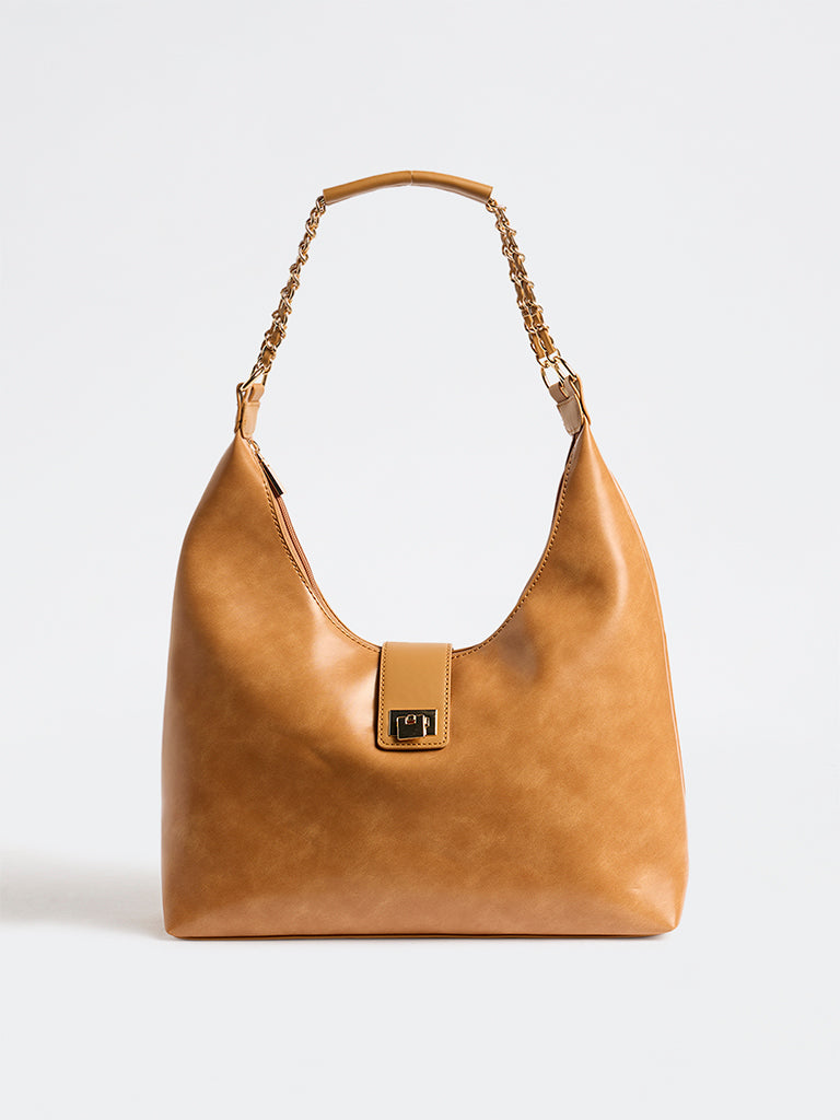 Westside Light Brown Shoulder Bag