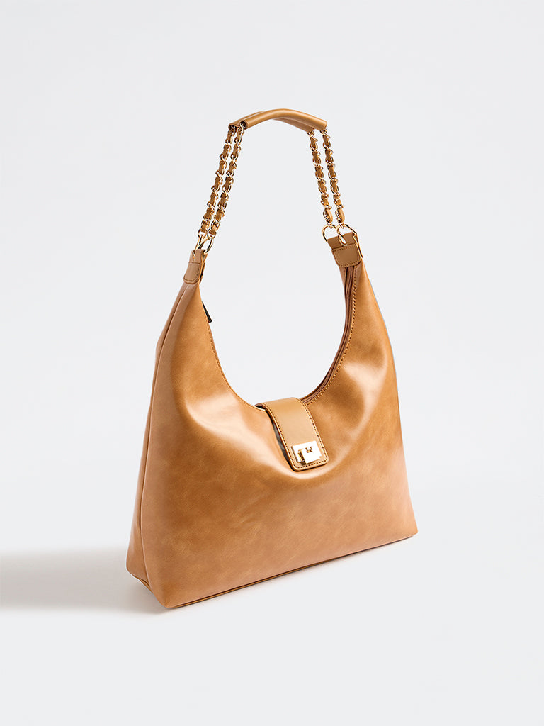 Westside Light Brown Shoulder Bag
