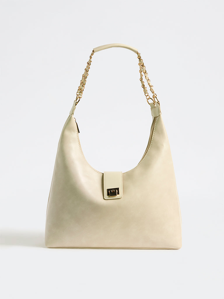 Westside Ivory Shoulder Bag