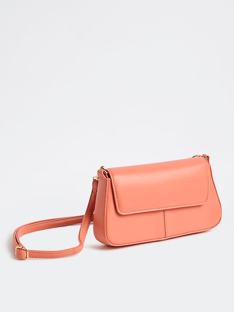 Westside Coral Flap Crossbody Sling Bag