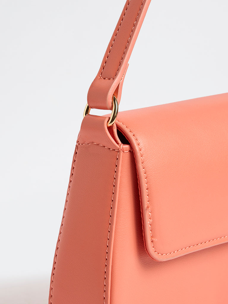 Westside Coral Flap Crossbody Sling Bag
