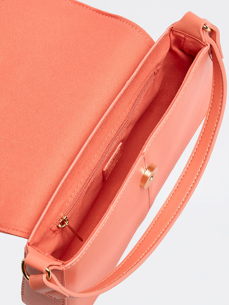 Westside Coral Flap Crossbody Sling Bag
