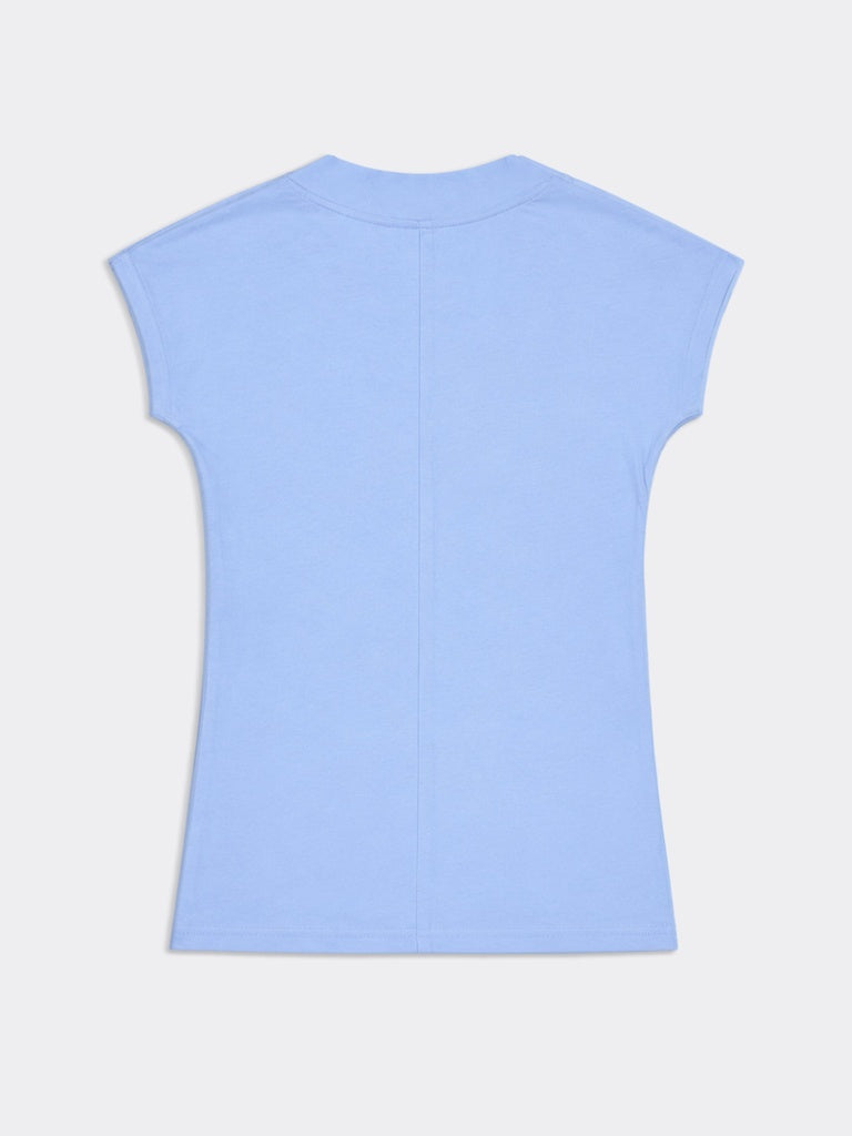 Wunderlove Blue Cotton T-Shirt