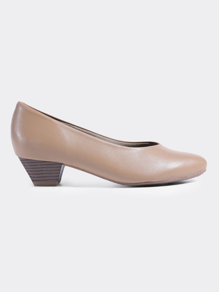 LUNA BLU Beige Heel Pumps