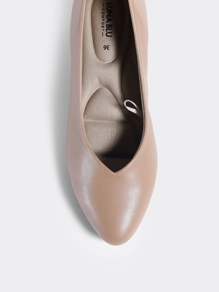 LUNA BLU Beige Heel Pumps