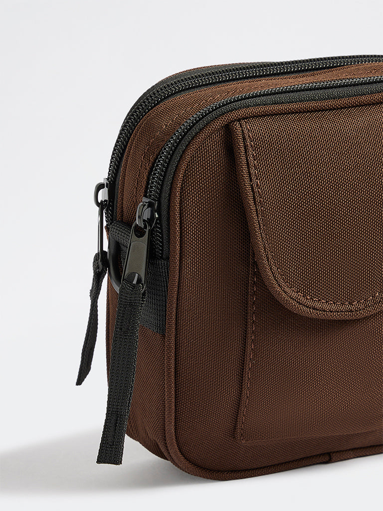 Westside Dark Brown Crossbody Sling Bag