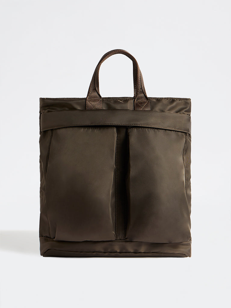 Westside Dark Brown Tote Bag