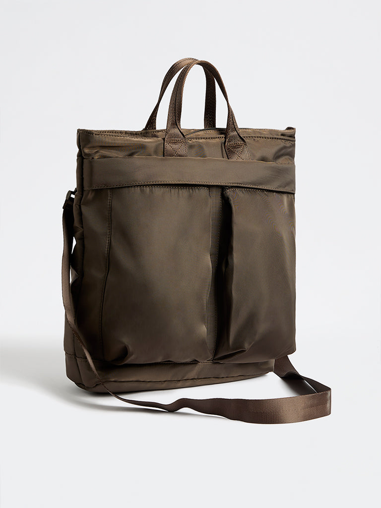 Westside Dark Brown Tote Bag