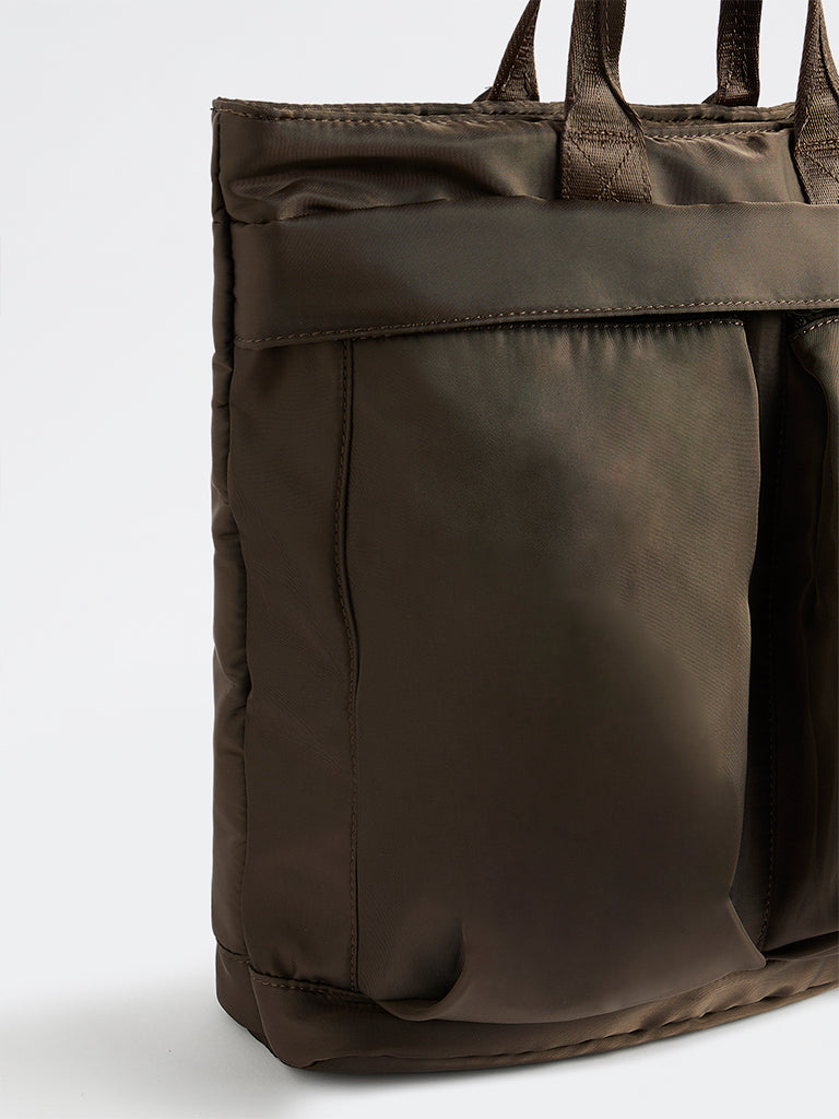 Westside Dark Brown Tote Bag