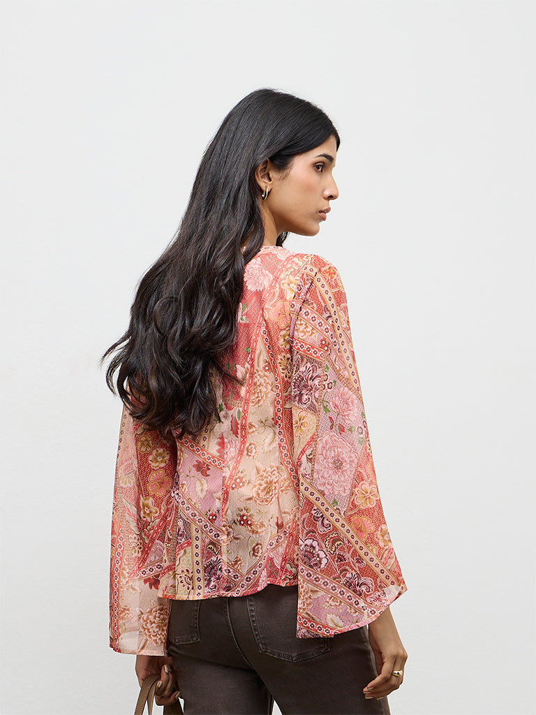 Blouse Energe World Wear Taille S - Multicolore - Top Maille - Occasion Très Bon état