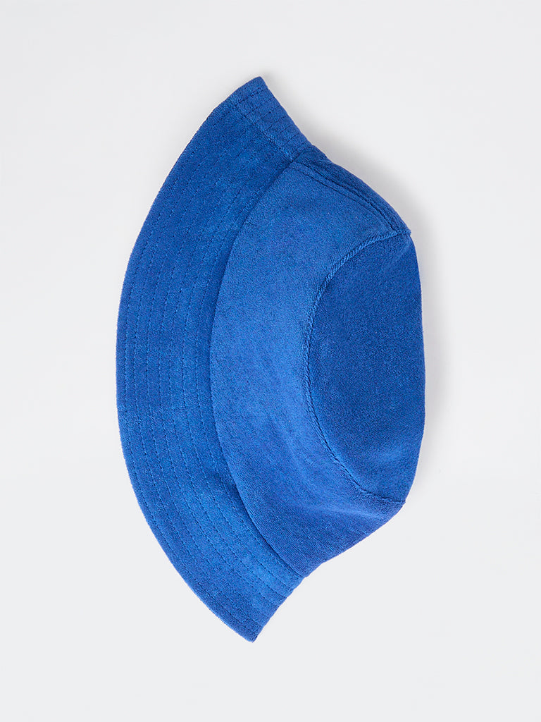 Wunderlove Blue Bucket Cotton Hat
