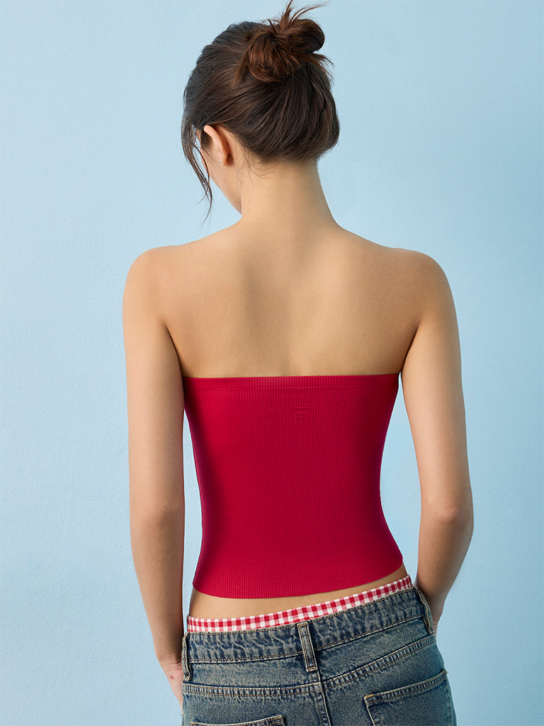 Superstar Red Hidden Bandeau Camisole