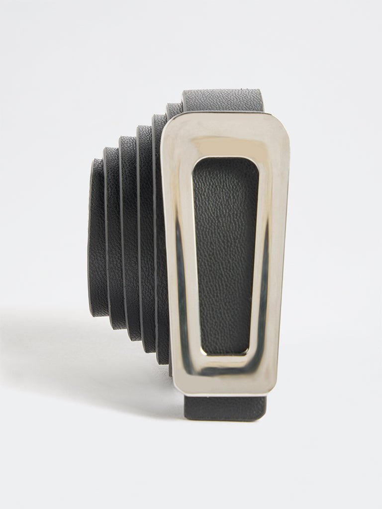 Westside Accessories Black Triangle Buckle Belt