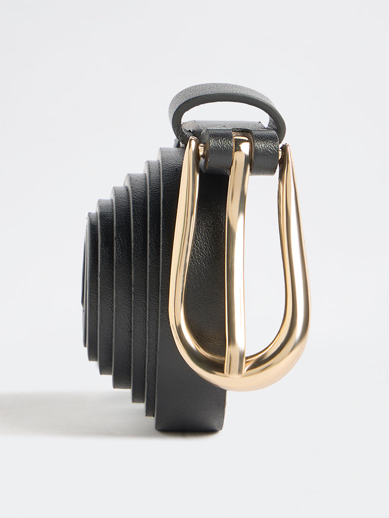 Westside Accessories Black U-Buckle Belt