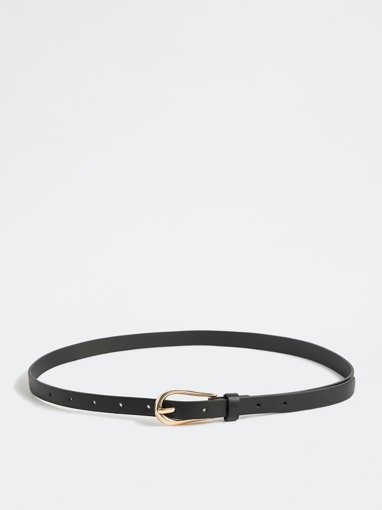 Westside Accessories Black U-Buckle Belt