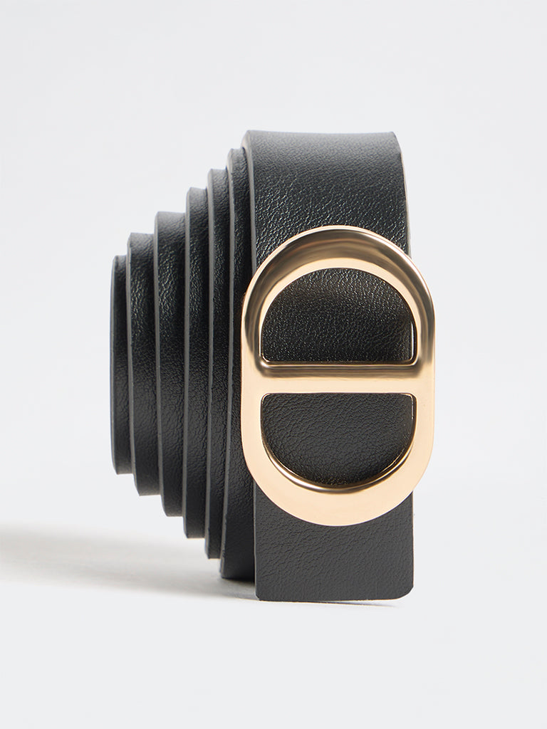Westside Accessories Black CD-Buckle Belt