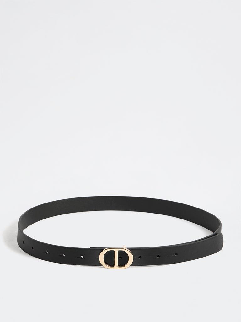 Westside Accessories Black CD-Buckle Belt