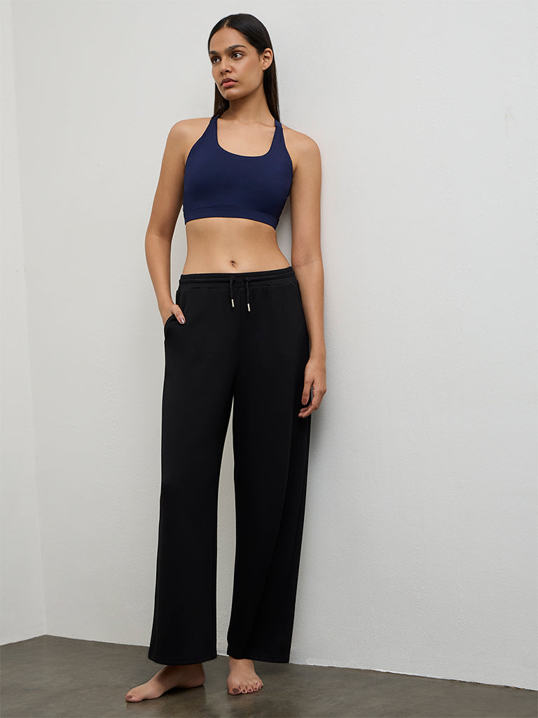 Nuoflexx Navy Cross-Back Sports Bra