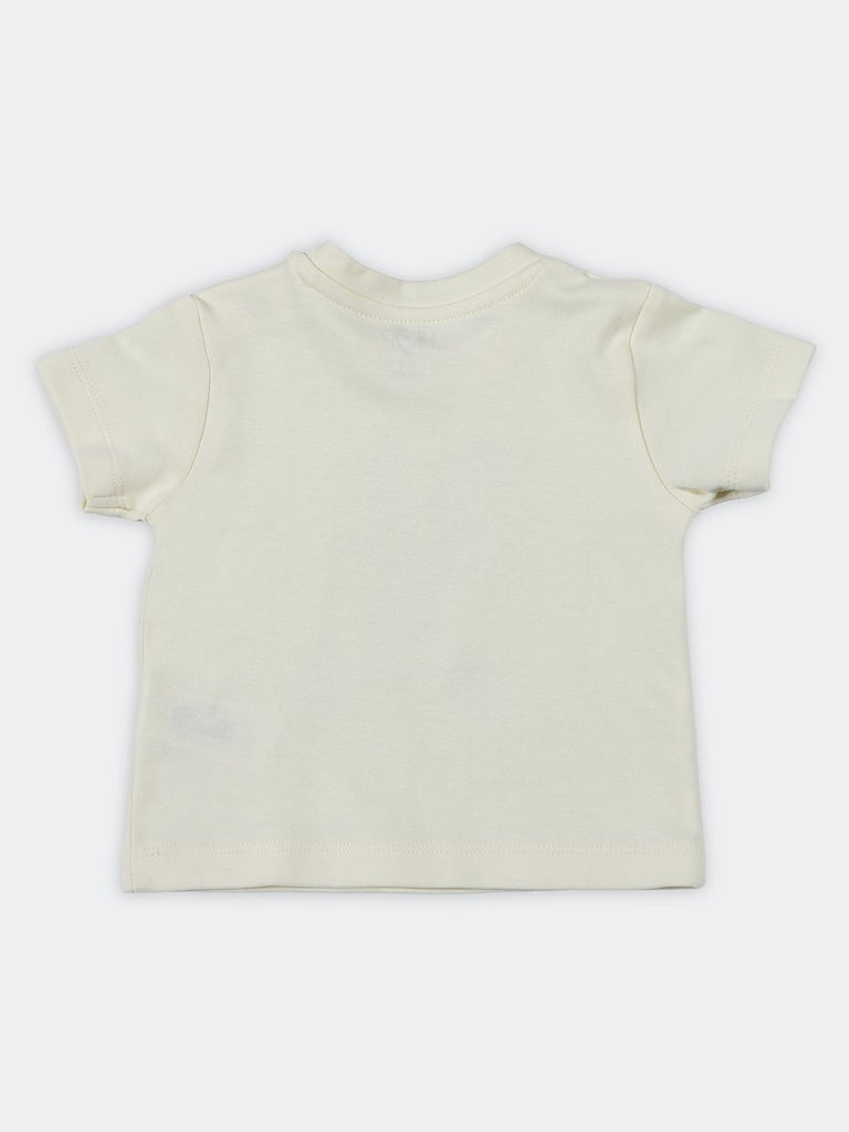HOP Baby Girls Multi-Colored Squirrel Printed Cotton T-Shirt
