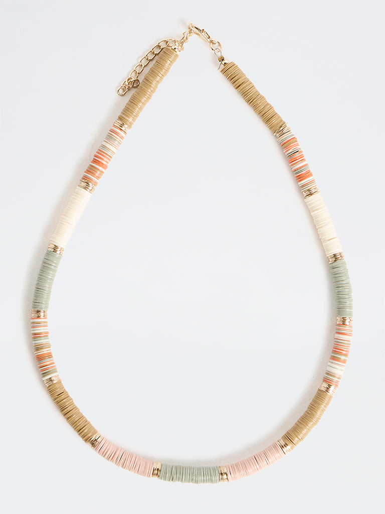 Westside Accessories Multi Color Beaded Necklace