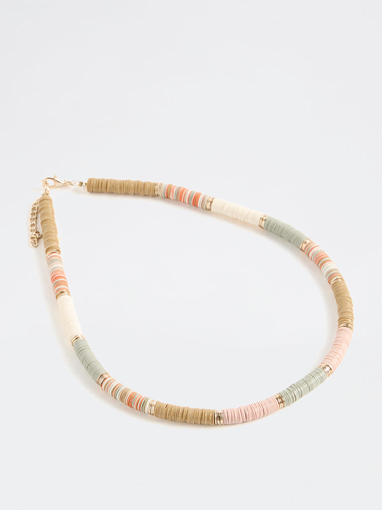 Westside Accessories Multi Color Beaded Necklace