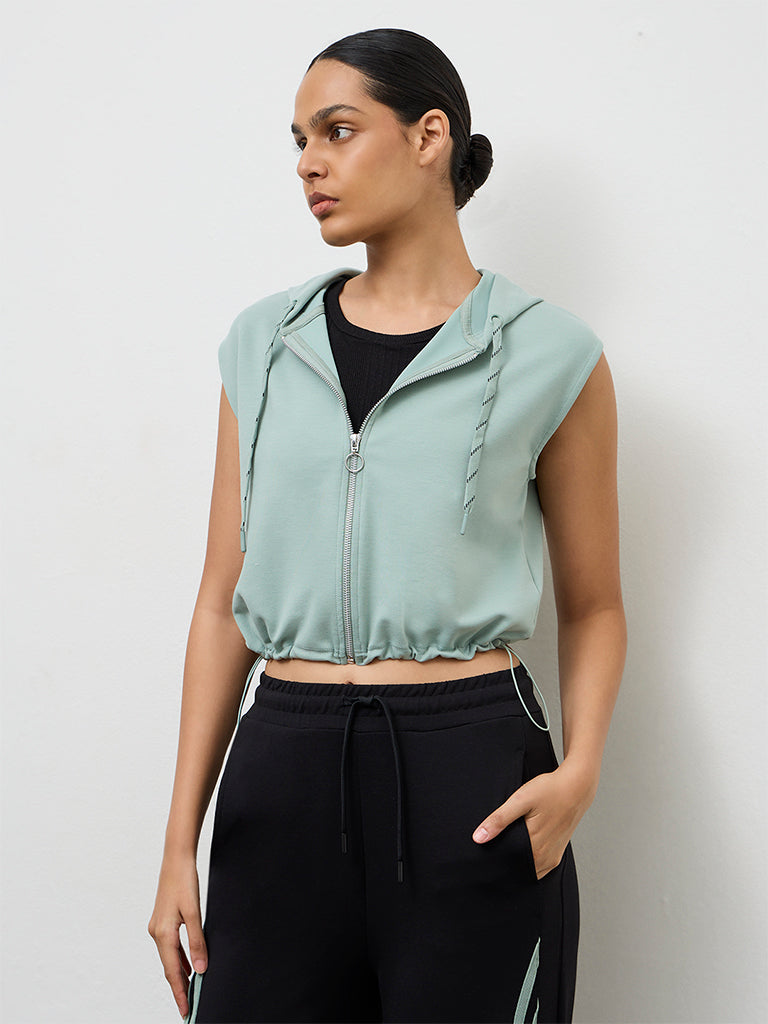 Nuoflexx Sage Green Hooded Jacket