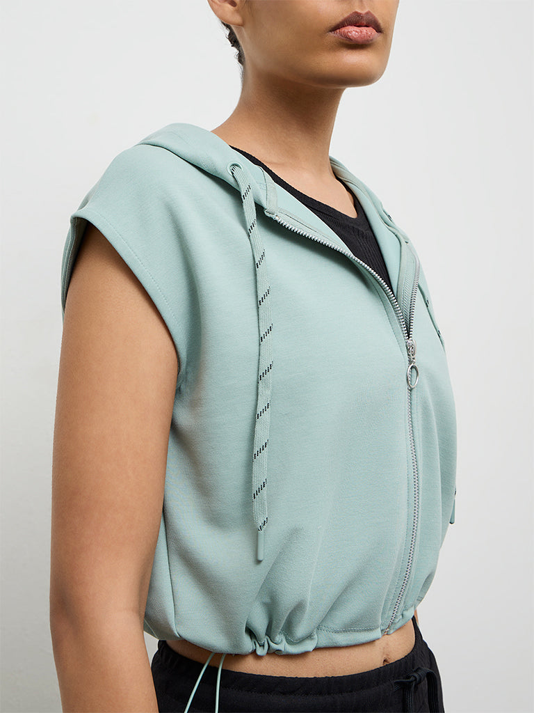 Nuoflexx Sage Green Hooded Jacket