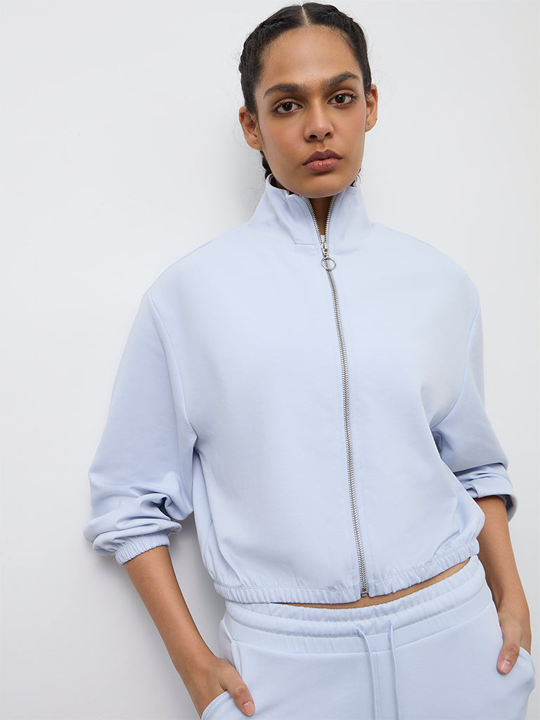 Nuoflexx Light Blue High Neck Jacket