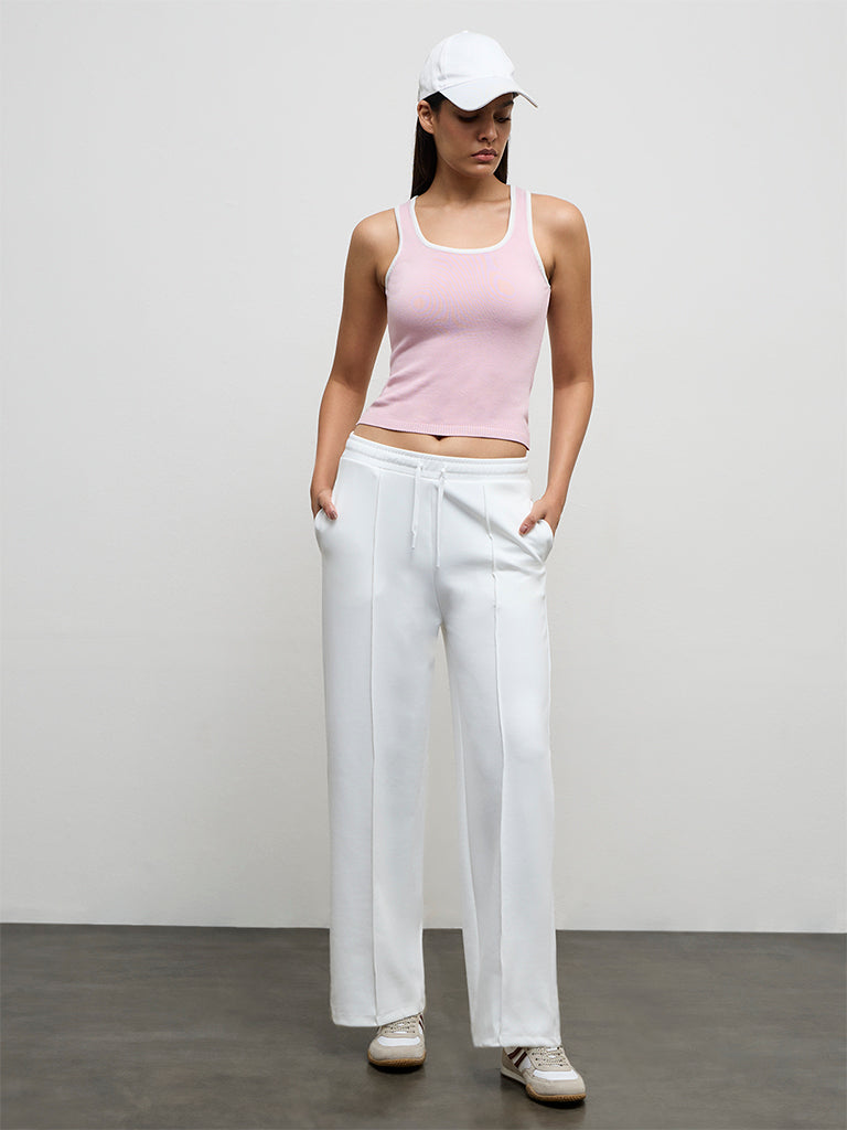 Nuoflexx Light Pink Knit Top