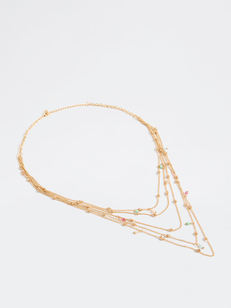 Westside Accessories Gold Multi-Layer Necklace