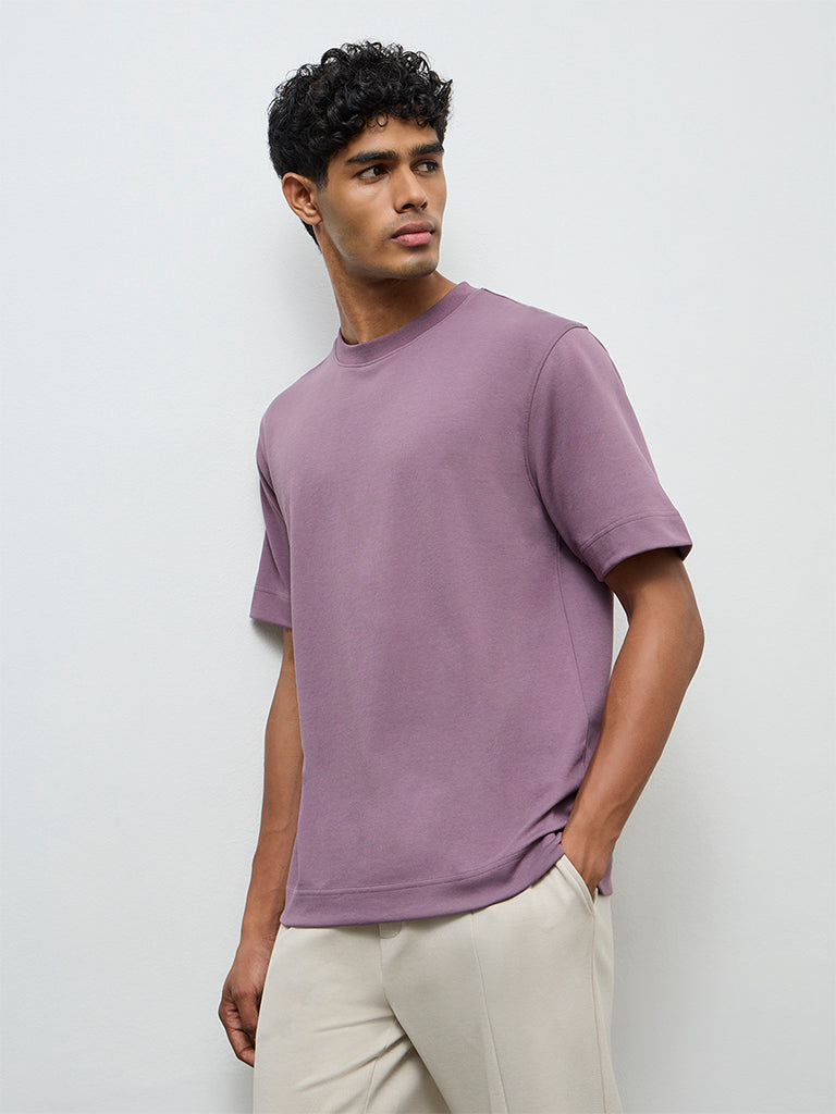 Nuoflexx Purple Relaxed-Fit T-Shirt